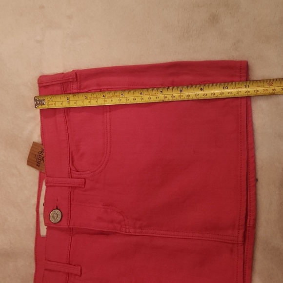 Hollister pink denim micro mini - Picture 5 of 5